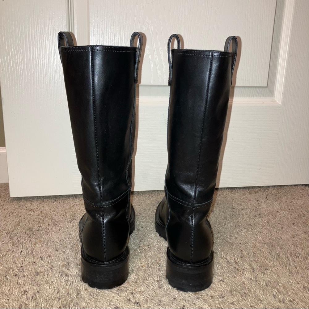 TAMARA MELLON Boots EASY RIDER Black - Sz 8.5 (EU 38.5) Made in Italy EXCELLENT! - Picture 7 of 15